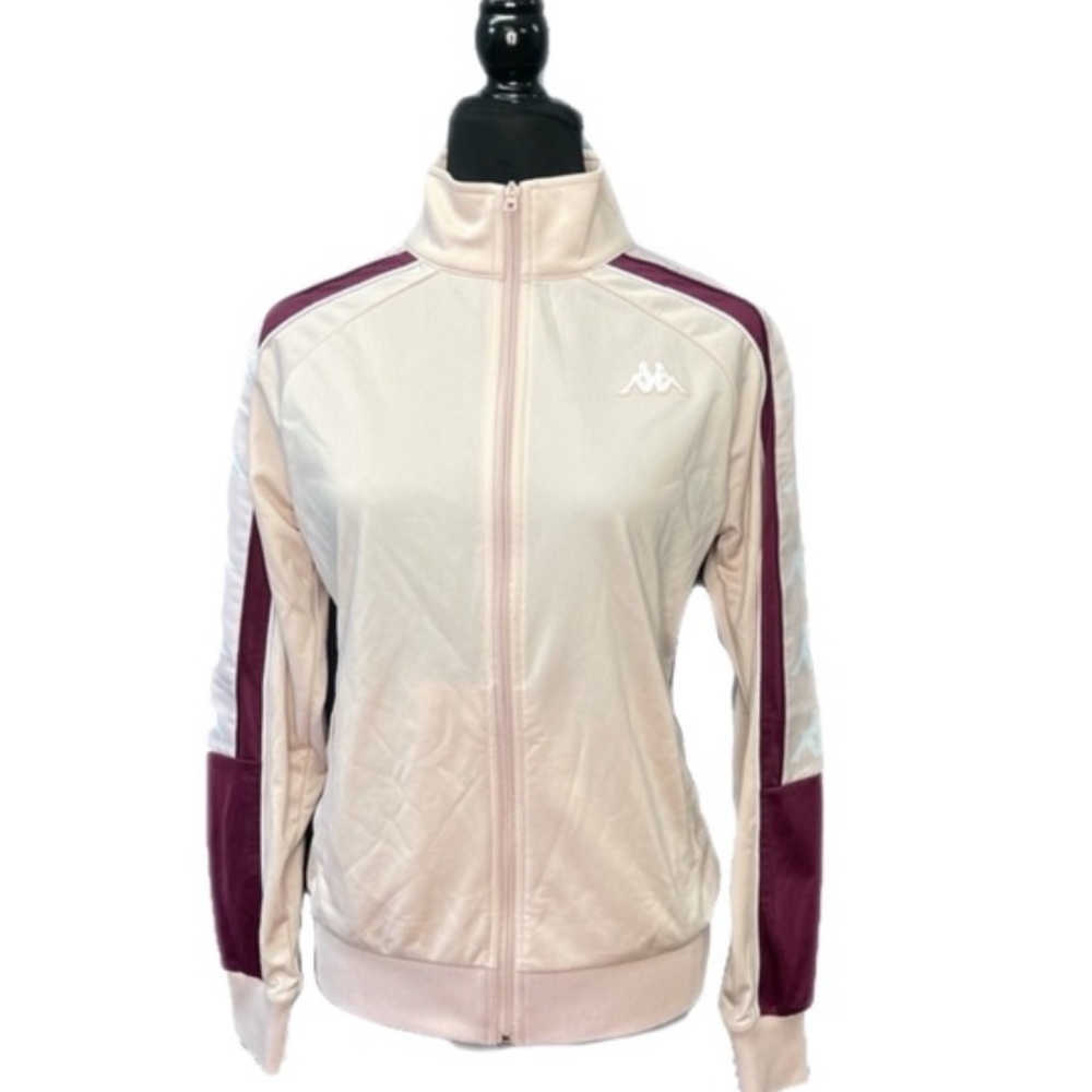 Kappa Pink and Burgundy Track Jacket